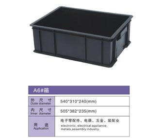 A6# 防靜電注塑箱