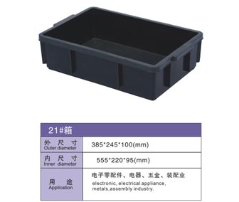 21#防靜電周轉箱